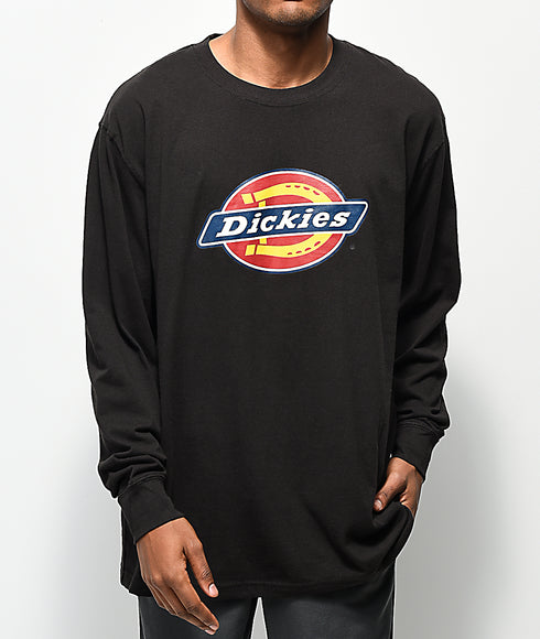 Long Sleeve Regular Fit Icon Graphic T-Shirt - Black